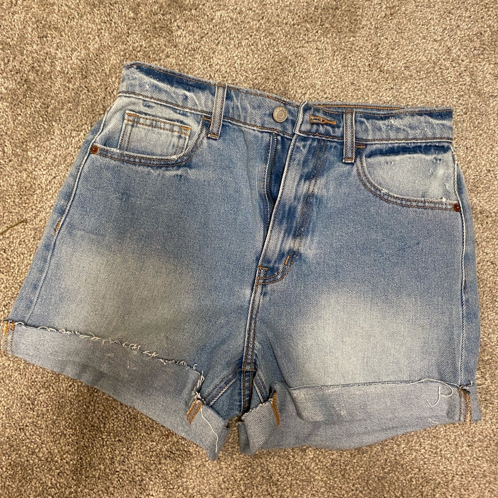 Cello High Waist Blue Jean Shorts (New)